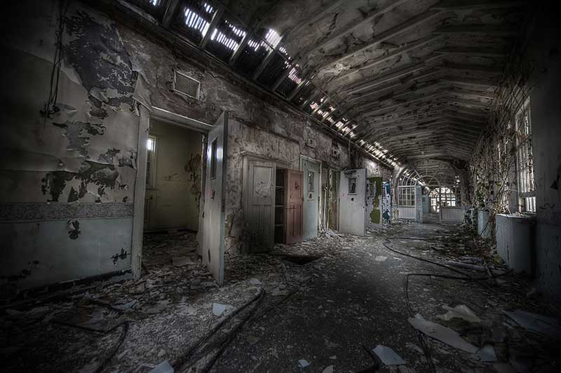 segregation ward at Abandoned sanatorium W