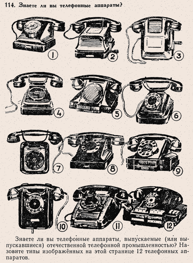 Советские телефонные аппараты