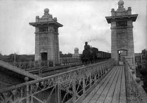 Андреевский мост вскоре после постройки