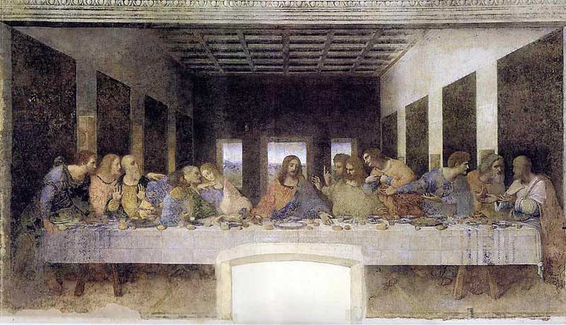 Леонардо да Винчи - Тайная вечеря