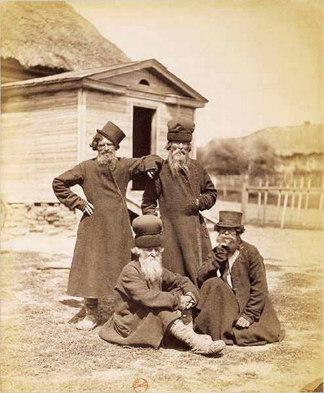 Крестьяне Орловской губернии. Фото И.Рауля, 1870-е
